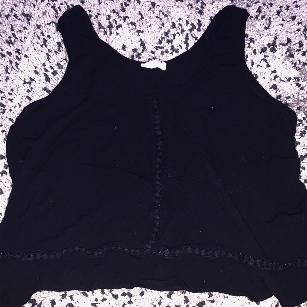 Black Crop Top